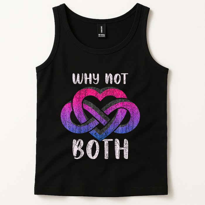 Bisexual Polyamory Symbol Why Not Both Bi Pride Tank Top