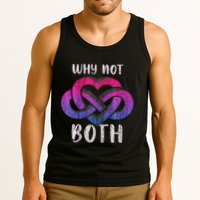 Bisexual Polyamory Symbol Why Not Both Bi Pride Tank Top