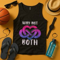 Bisexual Polyamory Symbol Why Not Both Bi Pride Tank Top