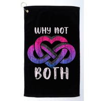 Bisexual Polyamory Symbol Why Not Both Bi Pride Golf Towel