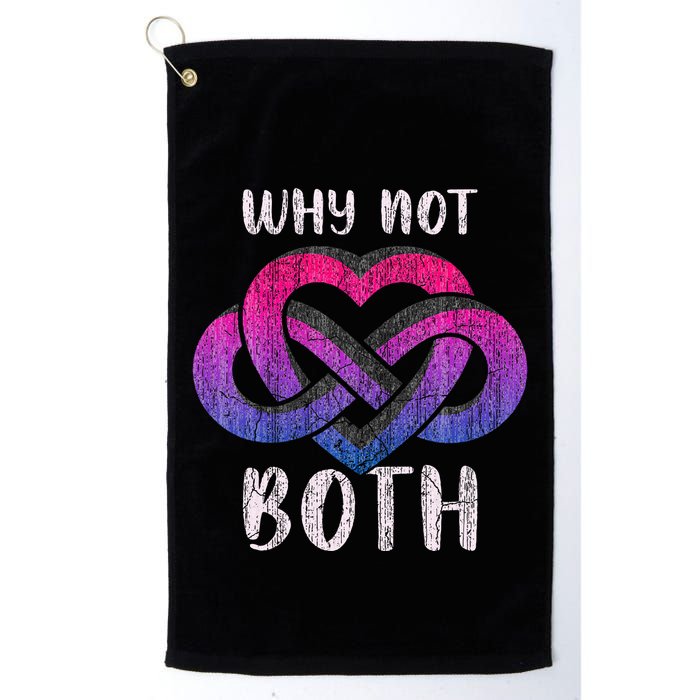 Bisexual Polyamory Symbol Why Not Both Bi Pride Golf Towel