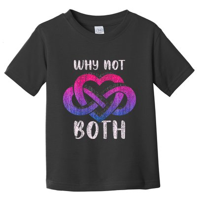 Bisexual Polyamory Symbol Why Not Both Bi Pride Toddler T-Shirt