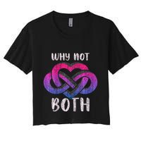 Bisexual Polyamory Symbol Why Not Both Bi Pride Crop Top