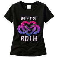 Bisexual Polyamory Symbol Why Not Both Bi Pride Womens T-Shirt