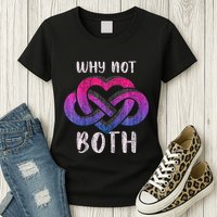 Bisexual Polyamory Symbol Why Not Both Bi Pride Womens T-Shirt