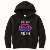 Bisexual Polyamory Symbol Why Not Both Bi Pride Kids Hoodie