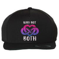 Bisexual Polyamory Symbol Why Not Both Bi Pride Wool Snapback Cap