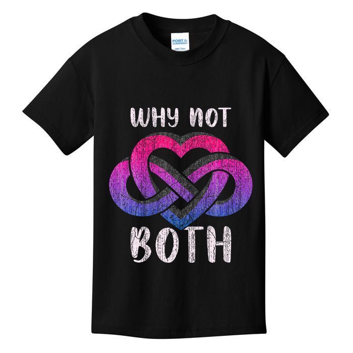 Bisexual Polyamory Symbol Why Not Both Bi Pride Kids T-Shirt