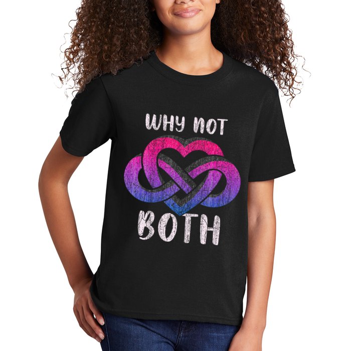 Bisexual Polyamory Symbol Why Not Both Bi Pride Kids T-Shirt