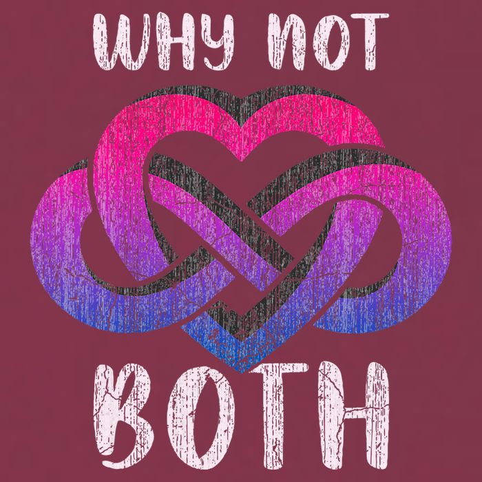 Bisexual Polyamory Symbol Why Not Both Bi Pride 16oz Travel Tumbler