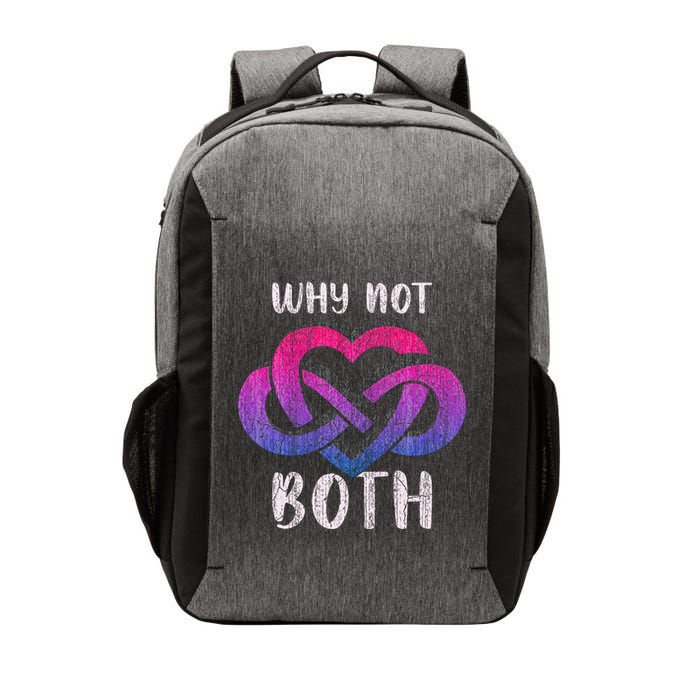 Bisexual Polyamory Symbol Why Not Both Bi Pride Vector Backpack