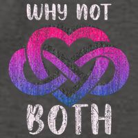 Bisexual Polyamory Symbol Why Not Both Bi Pride Vector Backpack