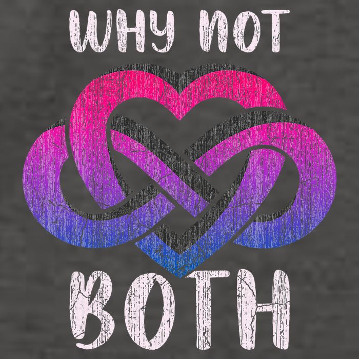 Bisexual Polyamory Symbol Why Not Both Bi Pride Vector Backpack