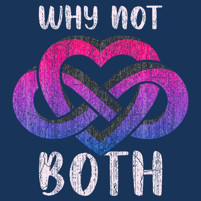 Bisexual Polyamory Symbol Why Not Both Bi Pride Infant Baby Jersey Bodysuit