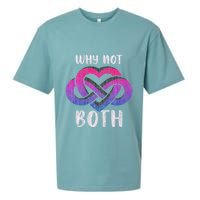 Bisexual Polyamory Symbol Why Not Both Bi Pride Sueded Cloud Jersey T-Shirt