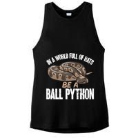 Ball Python Snake Be A Ball Python Cute Gift Ladies PosiCharge Tri-Blend Wicking Tank