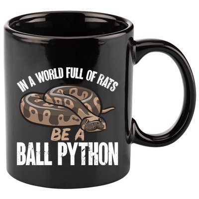 Ball Python Snake Be A Ball Python Cute Gift 11oz C Handle Ceramic Mug