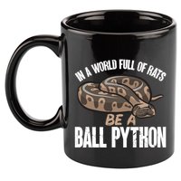 Ball Python Snake Be A Ball Python Cute Gift 11oz C Handle Ceramic Mug