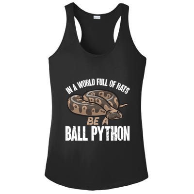Ball Python Snake Be A Ball Python Cute Gift Ladies PosiCharge Competitor Racerback Tank