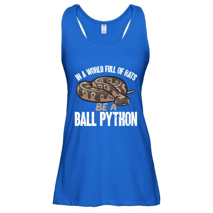 Ball Python Snake Be A Ball Python Cute Gift Ladies Essential Flowy Tank