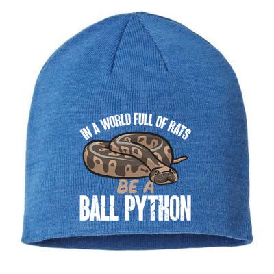 Ball Python Snake Be A Ball Python Cute Gift Sustainable Beanie