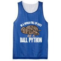 Ball Python Snake Be A Ball Python Cute Gift Mesh Reversible Basketball Jersey Tank