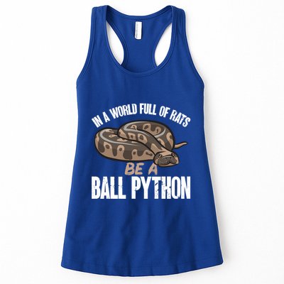 Ball Python Snake Be A Ball Python Cute Gift Womens Tank Top