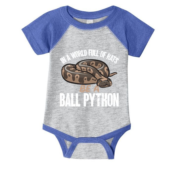 Ball Python Snake Be A Ball Python Cute Gift Infant Baby Jersey Bodysuit
