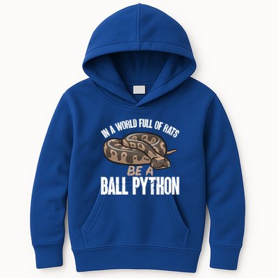 Ball Python Snake Be A Ball Python Cute Gift Kids Hoodie