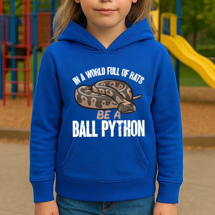 Ball Python Snake Be A Ball Python Cute Gift Kids Hoodie