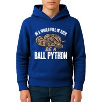 Ball Python Snake Be A Ball Python Cute Gift Kids Hoodie