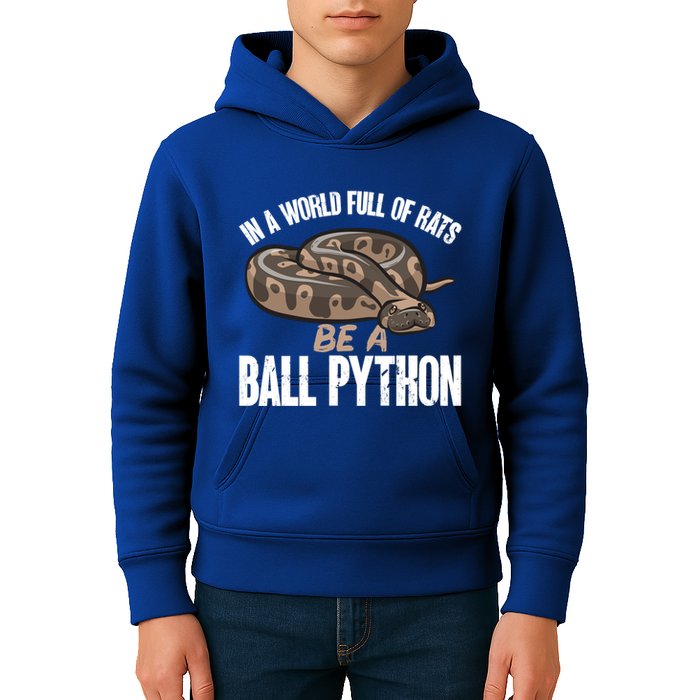Ball Python Snake Be A Ball Python Cute Gift Kids Hoodie