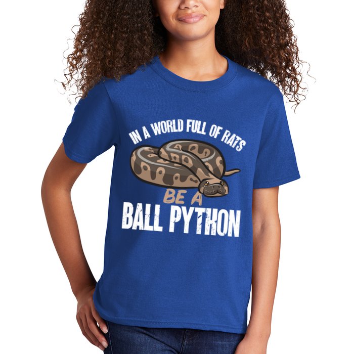Ball Python Snake Be A Ball Python Cute Gift Kids T-Shirt
