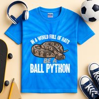 Ball Python Snake Be A Ball Python Cute Gift Kids Tie-Dye T-Shirt