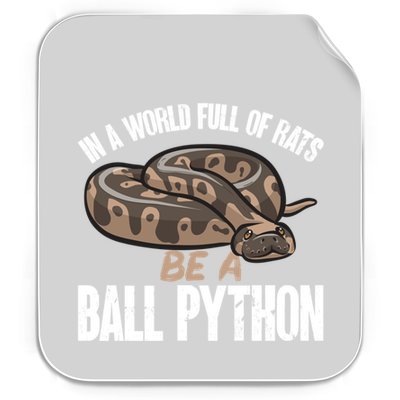 Ball Python Snake Be A Ball Python Cute Gift Permanent Decal Sticker