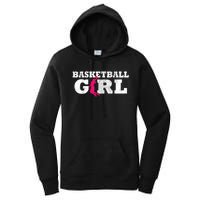 Basketball Player Silhouette Sport Gift Women's Pullover Hoodie