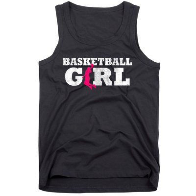 Basketball Player Silhouette Sport Gift Tank Top