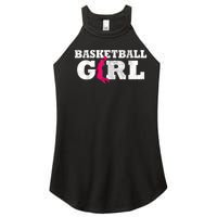 Basketball Player Silhouette Sport Gift Women's Perfect Tri Rocker Tank