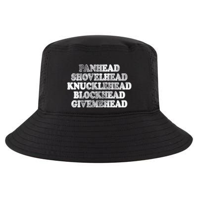 Blonded Panhead Shovelhead Knucklehead Blockhead Givemehead Cool Comfort Performance Bucket Hat