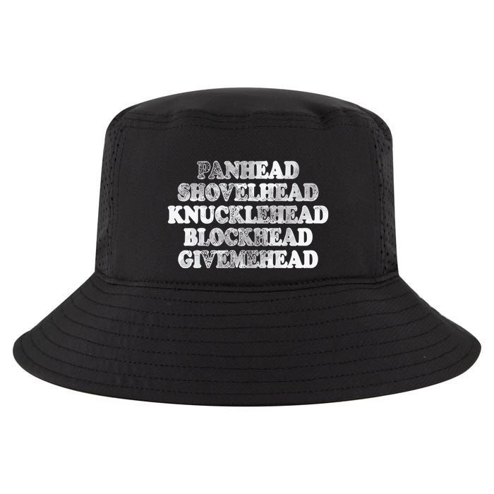 Blonded Panhead Shovelhead Knucklehead Blockhead Givemehead Cool Comfort Performance Bucket Hat