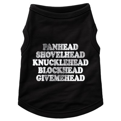 Blonded Panhead Shovelhead Knucklehead Blockhead Givemehead Doggie Tank