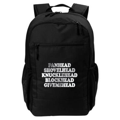 Blonded Panhead Shovelhead Knucklehead Blockhead Givemehead Backpack