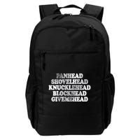 Blonded Panhead Shovelhead Knucklehead Blockhead Givemehead Backpack
