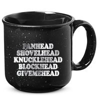 Blonded Panhead Shovelhead Knucklehead Blockhead Givemehead 15oz Campfire Ceramic Mug