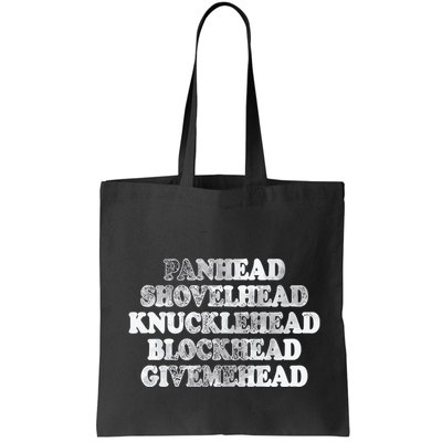 Blonded Panhead Shovelhead Knucklehead Blockhead Givemehead Bag