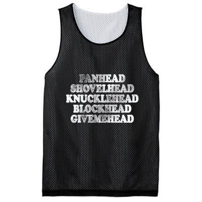 Blonded Panhead Shovelhead Knucklehead Blockhead Givemehead Mesh Reversible Basketball Jersey Tank
