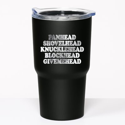 Blonded Panhead Shovelhead Knucklehead Blockhead Givemehead Tumbler