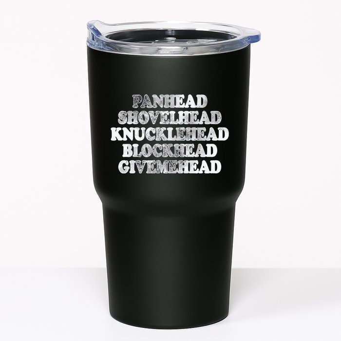 Blonded Panhead Shovelhead Knucklehead Blockhead Givemehead Tumbler