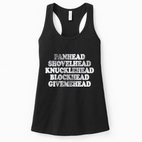 Blonded Panhead Shovelhead Knucklehead Blockhead Givemehead Womens Tank Top