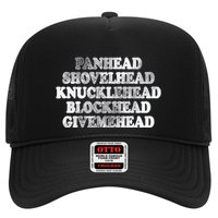 Blonded Panhead Shovelhead Knucklehead Blockhead Givemehead Trucker Hat